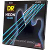 Image de DR Strings NBB-45 Hi-Def Neon blue 45-105 jeu de cordes pour basse électrique