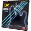 Image de DR Strings NBB-40 Hi-Def Neon blue 40-100 jeu de cordes pour basse électrique