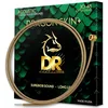 Image de DR Strings DRAGON SKIN+ Jeu de cordes pour guitare acoustique avec revêtement bronze 80/20 | DA8-10 | Son de qualité supérieure avec sensation confortable et longue durée de vie | Extra légères 10-48