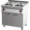 Image de Friteuse électrique double 0,8 kW/l, 17+17 l avec soubassement 400 V FE 70/80 E - Redfox