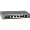Image de NETGEAR (GS108E) Switch Ethernet 8 Ports RJ45 Métal Gigabit (10/100/1000),Manageable Serie Plus Bureau ou Rackable, Métal, Silencieux , Protection ProSAFE, Garantie à Vie Parfait pour les PME et TPE