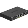 Image de Switch Non manageable Poe+ Netgear 5 Ports Gigabit Ethernet (GS305PP) - avec 4 Ports PoE @ 83 W, pour Le Bureau, Boîtier Métallique Solide sans Ventilateur, GS305PP-100PES