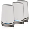 Image de NETGEAR Orbi WiFi 6E Mesh (RBKE963) - Système Quad-Band avec Routeur WiFi 6E et 2 Satellites Couvre 800 m² et 200 appareils Vitesses Ultra Rapides de 10,8 Gbit/s (AXE11000) Installation Ultra Simple