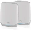 Image de Système de réseau maillé 6 Mailles WiFi tri-Bande Orbi NETGEAR (RBK762S)   routeur + 1 répéteur Satellite, Fonctions de sécurité, 5,4 Gbit/s, Couvre 350 m2, 75 périphériques, sécurité Armor Gratuite