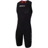 Image de ZONE3 Maillot de Bain sans Manches pour Homme Streamline, Homme, SS18MSTL101/XS, Noir/Rouge, XS