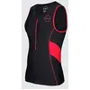 Image de ZONE3 Femme Homme Activate Tri Top, Noir/Rouge, XS