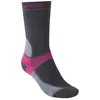 Image de Bridgedale 710358/339/S Chaussettes, Gris foncé/Rose, S Femme