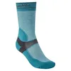 Image de Bridgedale 710358/341/S Chaussettes, Bleu Sarcelle/Gris foncé, S Femme