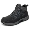 Image de Orthofeet Ridgewood Bottes de randonnée orthopédiques pour homme, Noir