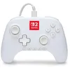 Image de Manette filaire PowerA Advantage pour Nintendo Switch 2 avec Lumectra - Blanc, Sous licence officielle, Éclairage RGB, Effet Hall, Boutons assignables, Bouton C, Manette Pro