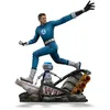 Image de Iron Studios Statuette artistique à collectionner Mr. Fantastic and H.E.R.B.I.E 1/10   Quatre fantastiques polystone en résine multicolore 25 cm