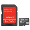 Image de SanDisk SDSDQM-032G-B35 Micro SDHC Memory Card 32GB 4MB/s Class 4