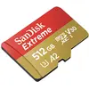 Image de SanDisk Extreme 512GB microSDXC Memory Card + SD Adapter with A2 App Performance + Rescue Pro Deluxe, up to 160MB/s, Class 10, UHS-I, U3, V30