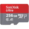 Image de SanDisk Ultra microSDXC UHS-I memory card 256 GB+adapter (for Android smartphones and tablets and MIL cameras, A1, C10, U1, 120 MB/s transfer)