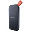 Image de SanDisk 480Go Portable SSD, Disque SSD externe, des vitesses allant jusqu'à 520 Mo/s, Disque SSD NVMe externe, robuste SSD, crochet en caoutchouc robuste, Gris