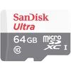 Image de SanDisk Ultra microSDXC 64GB, up to 100MB/s, Class 10, UHS-I, Full HD Video White/Grey