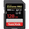 Image de SanDisk Extreme PRO 128 Go Carte SDXC, Carte SD V90, UHS-II, 8K, 4K, Full HD Video, Vitesse de Lecture jusqu'à 300 Mo/s, l'épreuve des chocs, de la température, de l'eau et des rayons X, Class 10 U3