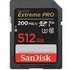 Image de SanDisk Extreme PRO Carte SDXC 512 Go (Carte SD V30, Vitesse de Transfert jusqu'à 200 Mo/s, UHS-I, 4K UHD Videos, RescuePRO Deluxe, Technologie SanDisk QuickFlow Class 10, U3)