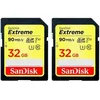 Image de SANDISK - Cards Extreme Plus 32GB SDHC Memory Card 2-Pack 100MB/S 60MB/S UHS-