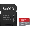 Image de Carte mémoire micro SDHC et SDXC SanDisk Ultra PLUS UHS-I Class 10 64 Go + Adaptateur SD en occasion ou reconditionné