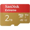 Image de SanDisk Extreme 2 To microSDXC, Carte micro SD + adaptateur SD, (Pour Smartphones, Action Cams et Drones, Vitesse jusqu'à 240 MB/s, 4K UHD) A2, RescuePRO Deluxe, UHS-I, U3, V30
