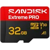 Image de SANDISK Carte microSDXC UHS-I Extreme PRO 32 Go, vidéo 5K et 4K UHD, lecture 100 Mo/s, écriture 90 Mo/s, A2, U3, V30, haute vitesse pour Android, caméra d'action et jeux vidéo