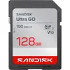 Image de SANDISK Ultra Go Carte SD UHS-I de 128 Go, vitesse de lecture jusqu'à 190 Mo/s, enregistrement vidéo Full HD, carte mémoire pour appareil photo reflex numérique et appareil photo sans miroir