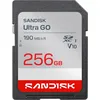 Image de SANDISK Ultra Go Carte SD UHS-I de 256 Go, vitesse de lecture jusqu'à 190 Mo/s, enregistrement vidéo Full HD, carte mémoire pour appareil photo reflex numérique et appareil photo sans miroir