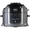 Image de Ninja Multicuiseur Foodi, Air Fryer, 7-en-1, 6L, 7 fonctions de cuisson, Autocuiseur Multifonction, Cuisson sous pression, Friture à l'air, Cuisson lente, Gril et plus, Acier brossé et Noir, OP300EU