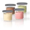Image de Lot de 4 Pots avec Couvercle pour machine à glaces NINJA   Compatible CREAMi NC302EU/NC300EU - Sans BPA - Lavable lave-vaisselle