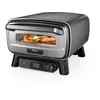 Image de Four à pizza électrique NINJA MO201EU inox noir pizza 30 cm, fonction air fryer, thermostat digital pour usage en extérieur