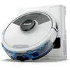 Image de Shark Matrix Plus 2-en-1 Aspirateur Robot Laveur   Base autovideuse de 60 Jours   Nettoie Tapis, sols durs et Poils d’Animaux   Navigation 3D LiDAR   Wi-FI/App   2 tampons et 2 brosses Inclus   Blanc