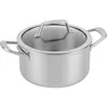 Image de Ninja EverClad Marmite en acier inoxydable de 22 cm, convient à tous les types de feux, y compris l’induction, compatible au four jusqu’à 300 °C, base induction intégrale, C90422EUI