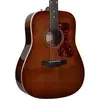 Image de Godin Century Maho Cognac Rustic EQ guitare électro-acoustique folk avec housse
