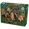 Image de Cobble Hill / Outset Media Puzzle 1000 pièces - in The Doghouse