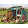 Image de Cobble Hill Puzzle de 1000 pièces   The Happy Hen House   Poster d'échantillon inclus