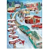 Image de Cobble Hill Puzzle de 1000 pièces - Camper de Noël - Poster d'essai inclus