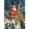 Image de Cobble Hill Puzzle de 1000 pièces   Arbre du Père Noël   Exemple d'affiche incluse
