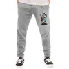 Image de FLCL Pantalon de Course en Polaire Coupe-Vent pour Homme, Gris, XXL