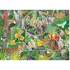 Image de Puzzle 350 pièces de la famille Cobble Hill   Magie de la forêt tropicale   Poster d'échantillon inclus