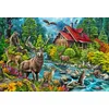 Image de Cobble Hill Puzzle 2000 Pieces - Red-Proofed Cabin