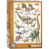 Image de Puzzle Dinosaures de la période Jurassique 1000 pièces