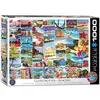 Image de Eurographics 6000-0761 Plages - Puzzle Globetrotter, Divers, 48 x 68 cm