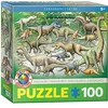 Image de Eurographics 6100 248,9 cm Dinosaurs Mo Puzzle (Lot de 100)
