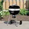 Image de Barbecue charbon de bois Napoleon noir PRO22K-LEG-3