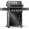 Image de Barbecue à gaz Napoleon Rogue noir 3 brûleurs + 1 réchaud latéral + 1 brûleur rôtissoire