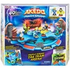 Image de Arène Triple Coup pour Combats en équipe des légendes d’Akedo Powerstorm avec Plus de 40 Effets sonores de Combat, Un Tableau des Scores Lumineux et 2 Figurines Miniatures de Combat Exclusives