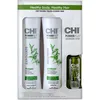 Image de CHI Power Plus Kit For Unisex 3 Pc 12oz Exfoliate Shampoo, 12oz Nourish Conditioner, 3.5oz Revitalize Vitamin Hair and Scalp Treatment