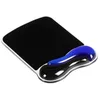 Image de Lot de 4 Tapis de souris Duo Gel, coloris bleu / fumé