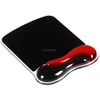 Image de Tapis de souris Duo Gel coloris rouge/gris foncé